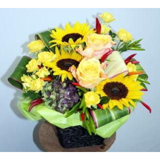 サンサンパリスタイル 　生花 アレンジ【地域限定送料無料】 |  | 02