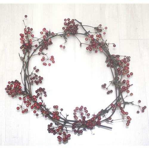 リース型サンキライ 山帰来　ドライフラワー　 | 