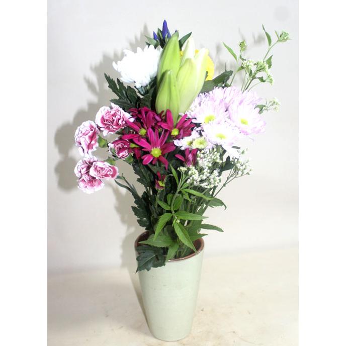 仏花セット　ユリ　菊　 生花 お供え 花束 お彼岸 お盆 墓参り 仏壇 |  | 04