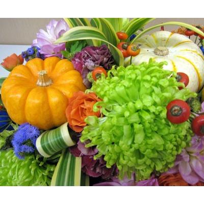 生花　アレンジ　ハロウィンパーティ |  | 01