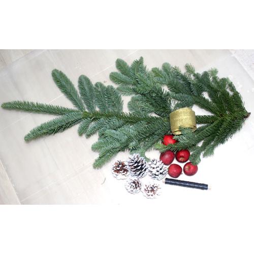 もみの木　フレッシュモミの木のクリスマスリースキット  クリスマスリース  手作りキット  生花 切花 資材 もみのき モミノキ  樅ノ木    フラワー リース |  | 05