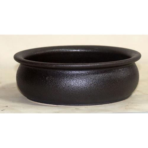 黒の陶器　鉄鉢型　陶器 資材 コンポート　 ヨーロピアン　フラワーデザイン　和　正月 |  | 01