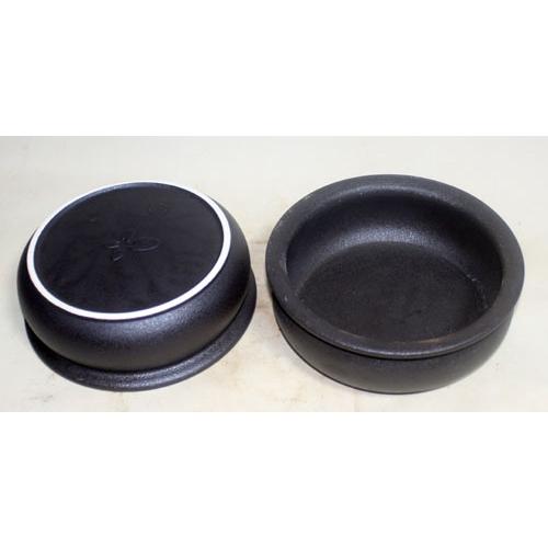 黒の陶器　鉄鉢型　陶器 資材 コンポート　 ヨーロピアン　フラワーデザイン　和　正月 |  | 02
