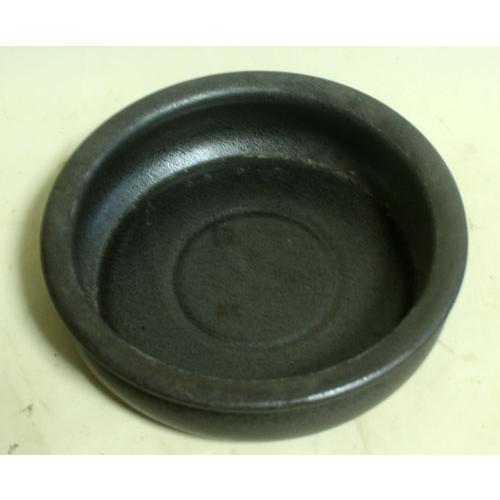 黒の陶器Ｌ　鉄鉢型　陶器 資材 コンポート　 ヨーロピアン　フラワーデザイン　和　正月 | 