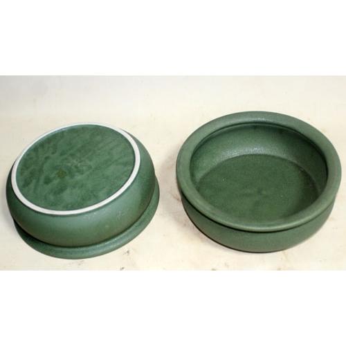 浅黄色　浅緑の陶器　鉄鉢型　陶器 資材 コンポート　 ヨーロピアン　フラワーデザイン　和　正月 |  | 02