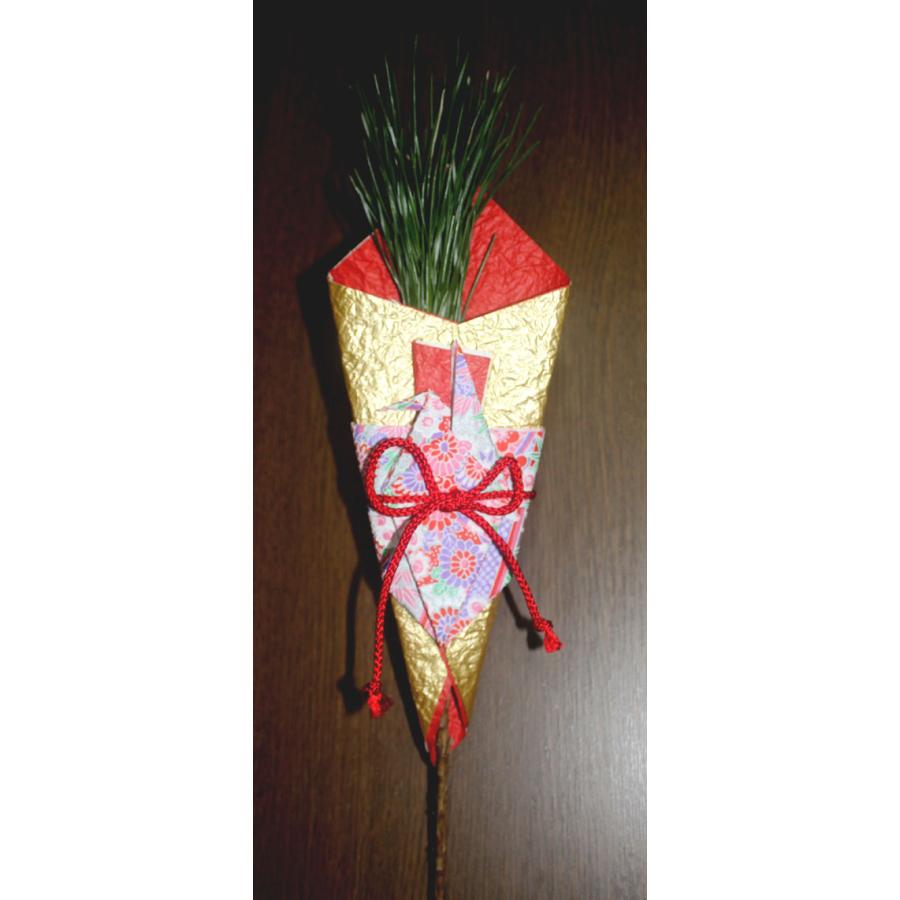 折り鶴ドア飾り オリズル　お正月用 和紙 ドア飾り |  | 03