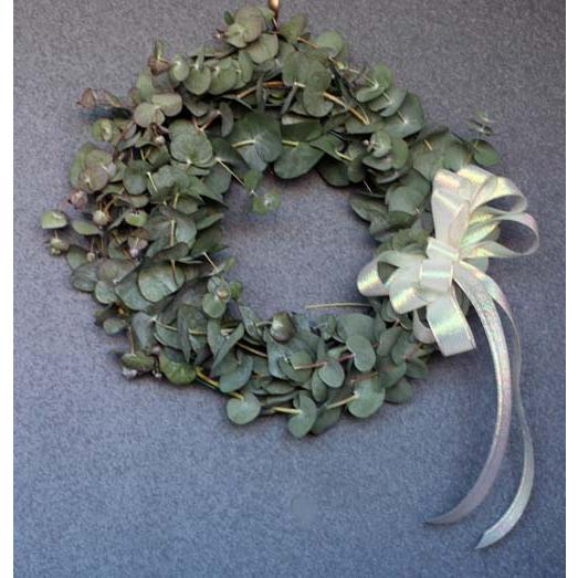 生花のユーカリで作るリースキット グリーンリース ユーカリリース 壁掛け ドアリース 香りのリース フラワー リース クリスマスリース 手作りキット 玄関 |  | 02