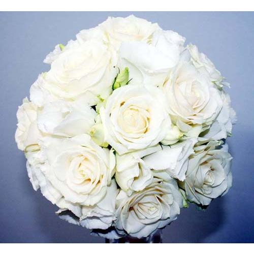 生花　ラウンドブーケ　ブトニア付　結婚式　ウエディング ブライダル 花束 アレンジ フラワーギフト 花の贈り物  花嫁の一番美しいその時を華やかに彩ります | 