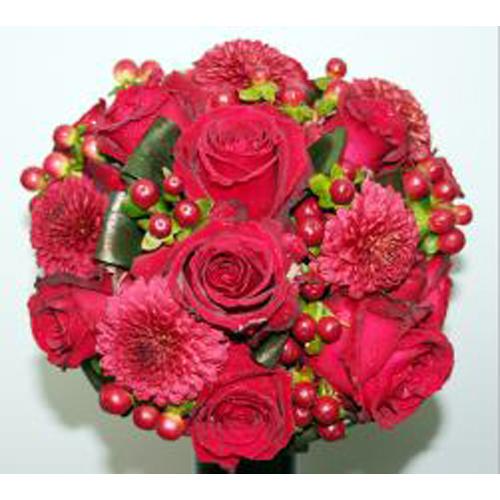 生花　ラウンドブーケ　ブトニア付　結婚式　ウエディング ブライダル 花束 アレンジ フラワーギフト 花の贈り物  花嫁の一番美しいその時を華やかに彩ります |  | 02