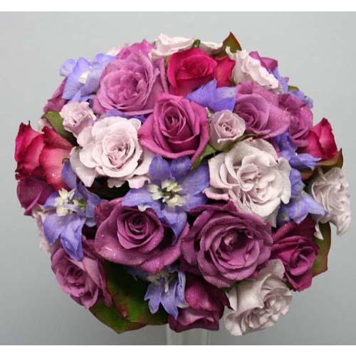 生花　ラウンドブーケ　ブトニア付　結婚式　ウエディング ブライダル 花束 アレンジ フラワーギフト 花の贈り物  花嫁の一番美しいその時を華やかに彩ります |  | 04