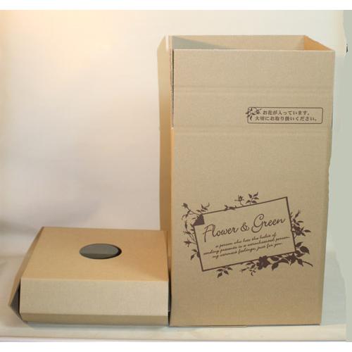 段ボール宅配ボックス１００サイズ  組み立て式 配送用 折り畳み 小物用 フラワーギフト【資材】フラワー ダンボール 梱包 | 