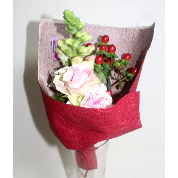 少し大人のミニ花束  ミニブーケ  生花  ヴァーティカルタイプ  スタンディングブーケ  卒業式 花束　発表会 音楽会  成人式  パーティ |  | 01