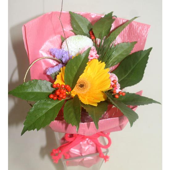 少し大人のミニ花束  ミニブーケ  生花  ヴァーティカルタイプ  スタンディングブーケ  卒業式 花束　発表会 音楽会  成人式  パーティ |  | 05