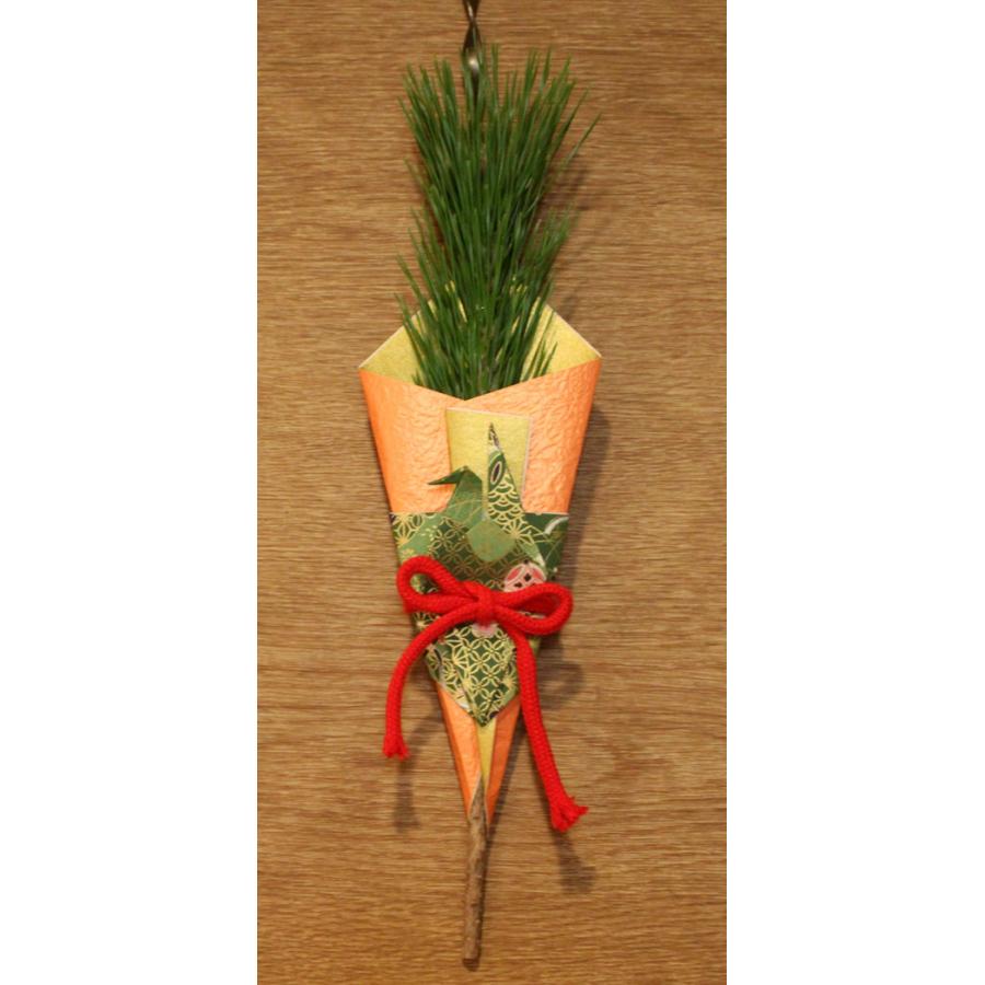 折り鶴ドア飾り オリズル　お正月用 和紙 ドア飾り |  | 02