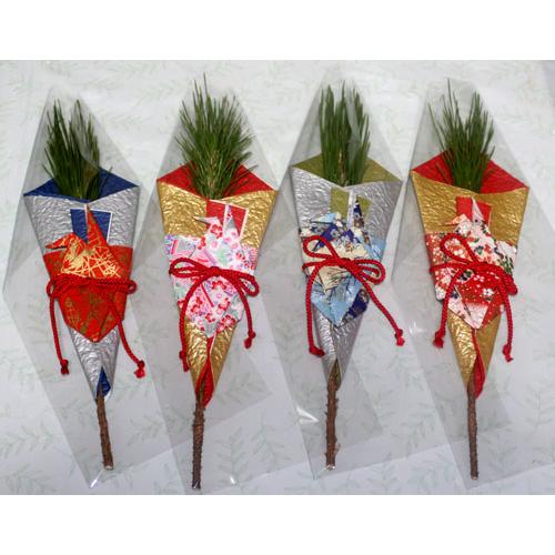 折り鶴ドア飾り オリズル　お正月用 和紙 ドア飾り |  | 06