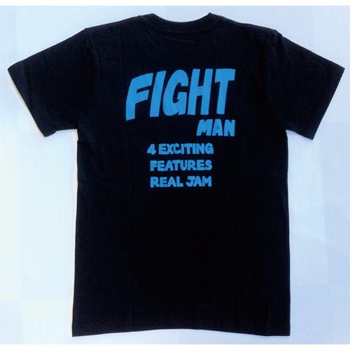 SALE 半袖 Tシャツ デザイン プリント オリジナル メール便可 FIGHT MAN「ブラック」 |  | 02