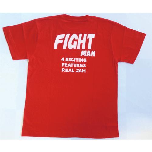 SALE 半袖 Tシャツ デザイン プリント オリジナル メール便可 FIGHT MAN「赤」 |  | 02