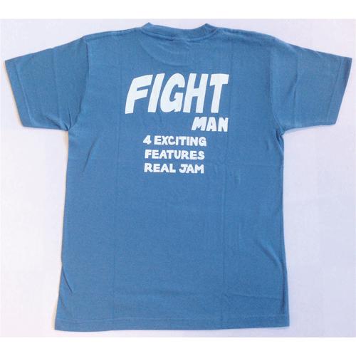 SALE 半袖 Tシャツ デザイン プリント オリジナル メール便可 FIGHT MAN「ストーンブルー」 |  | 02