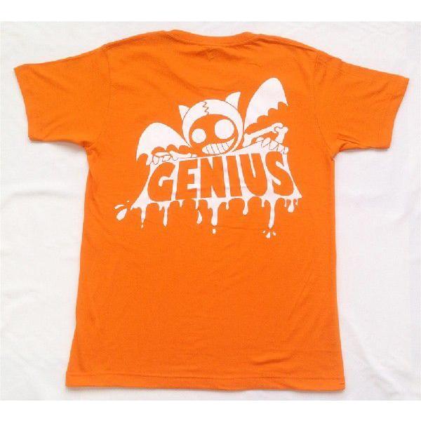 SALE 半袖 Tシャツ キャラクター デザイン プリント オリジナル メール便可 Genius「オレンジ」 |  | 02