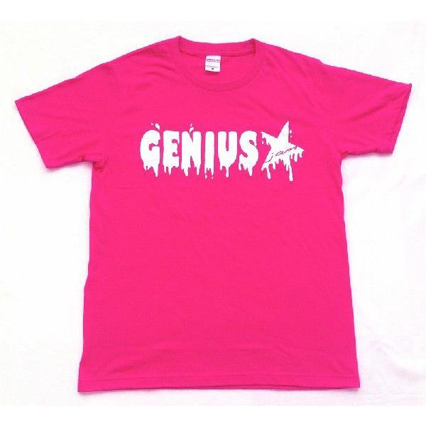 SALE 半袖 Tシャツ キャラクター デザイン プリント オリジナル メール便可 Genius「トロピカルピンク」 |  | 01