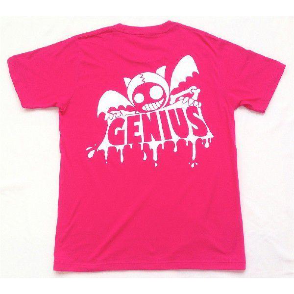 SALE 半袖 Tシャツ キャラクター デザイン プリント オリジナル メール便可 Genius「トロピカルピンク」 |  | 02
