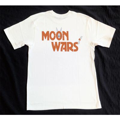 半袖 Tシャツ デザイン プリント オリジナル メール便可 MOON WARS「ホワイト」 |  | 03
