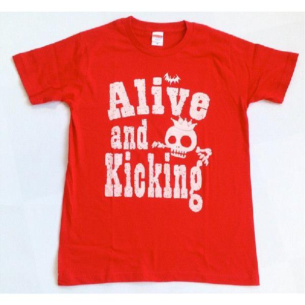 SALE 半袖 Tシャツ デザイン プリント オリジナル メール便可 スケルトン「レッド」 |  | 01