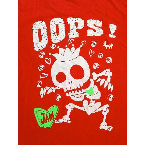 SALE 半袖 Tシャツ デザイン プリント オリジナル メール便可 スケルトン「レッド」 |  | 04