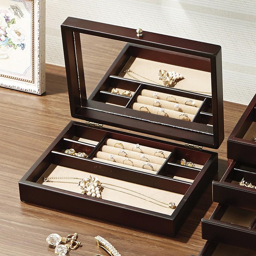 ジュエリーボックス 木製 ジュエルケース 日本製 木製ジュエルケース おしゃれ 17 805 Studiolo Yahoo ショップ 通販 Yahoo ショッピング