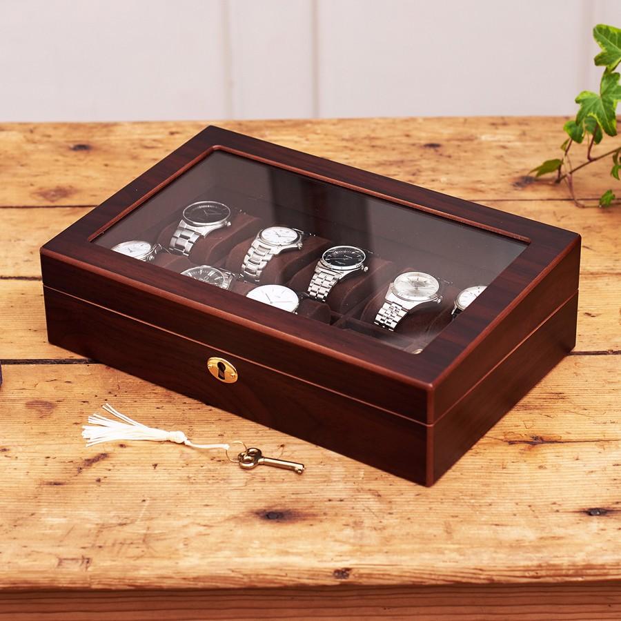 腕時計 収納 収納ケース ウォッチケース 木製 木製ウォッチケース 10本用 腕時計ケース 父の日 プレゼント ギフト おしゃれ 856 121 Studiolo Yahoo ショップ 通販 Yahoo ショッピング