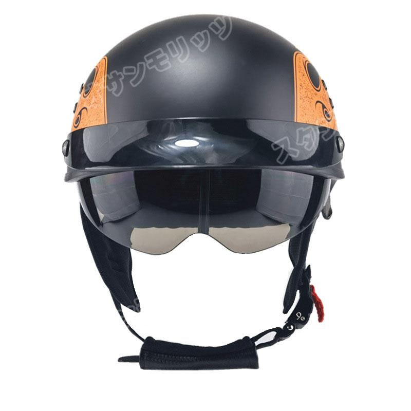 バイクヘルメット ヴィンテージ オートバイク 半キャップ 半帽 半ヘル