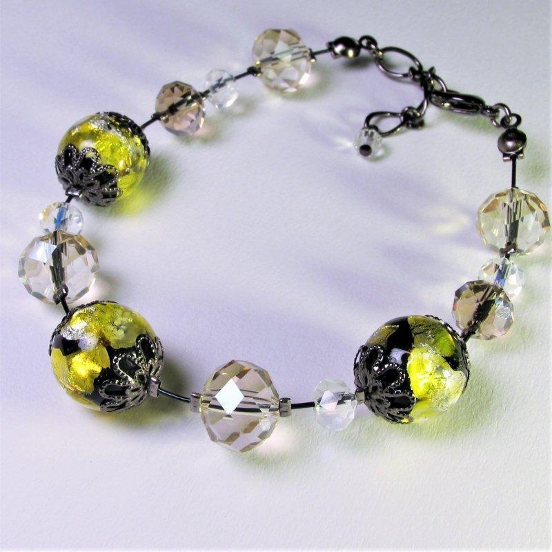 ほたる玉 ブレスレット ホタル ガラス とんぼ玉 光る 沖縄 琉球 お土産 ゴールド ビーズ Okwb03 大阪とんぼ玉沖縄ほたる玉studio技 通販 Yahoo ショッピング