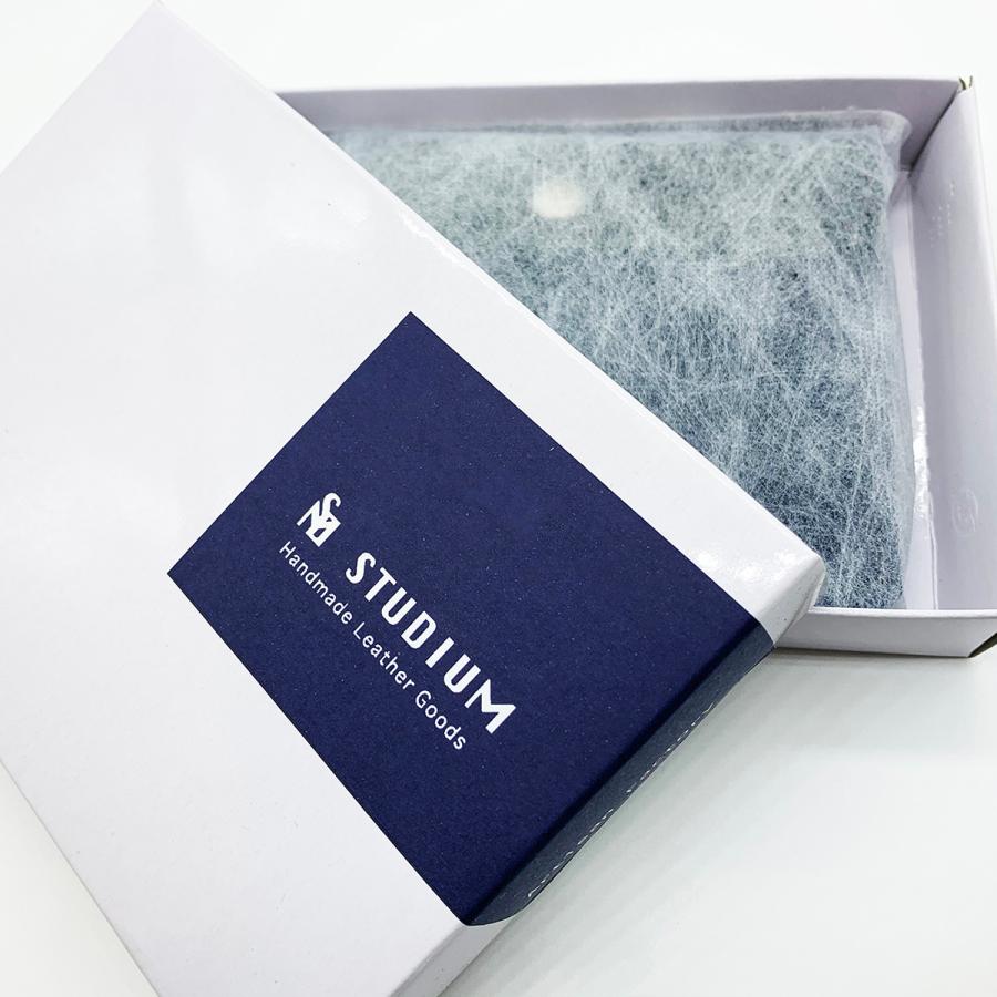 小さい財布 お札が折れない 小さい二つ折り財布 時短 見開きタテ持ちタイプ  STUDIUM アルチザンファクトリー 日本製  bleed マイクロウォレット |  | 15