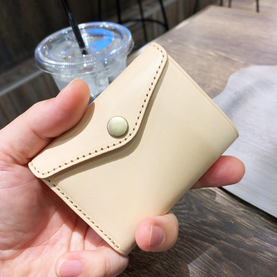ほぼ未使用　エルメス　オオサカ　二つ折り長財布　長札入れ　小銭なし　□F 小さい財布 お札が折れない 小さい二つ折り財布 時短 見開きタテ