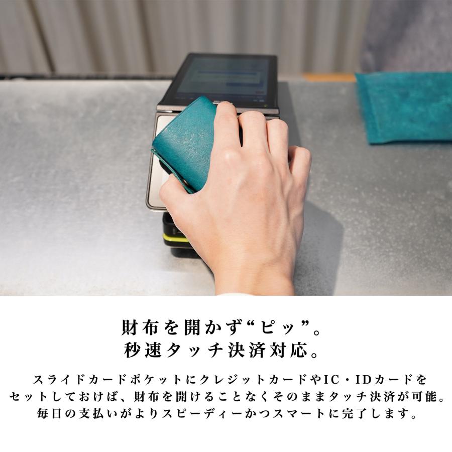 小さい速い多収納財布「timik ティミック」手のひらサイズ 三