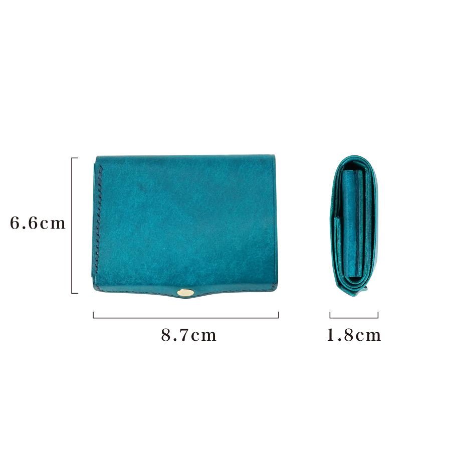 小さい速い多収納財布「timik ティミック」手のひらサイズ 三つ折り