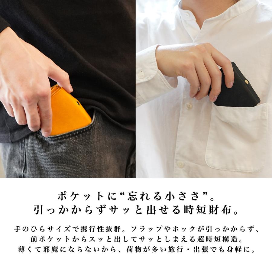 小さい速い多収納財布「timik ティミック」手のひらサイズ 三つ折り