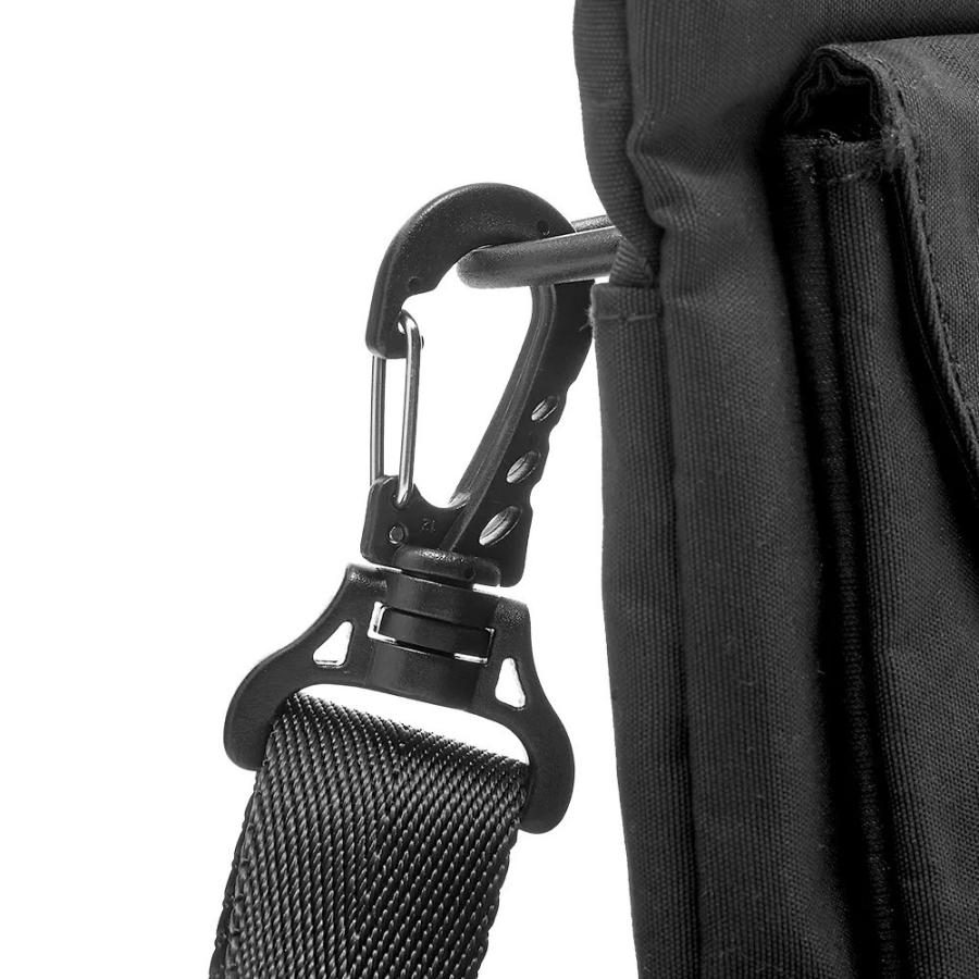 C6 シーシックス オービタル メッセンジャー メンズ レディース ショルダーバッグ サコッシュ ブラック Orbital Messenger Bag C2040 | C6 | 02