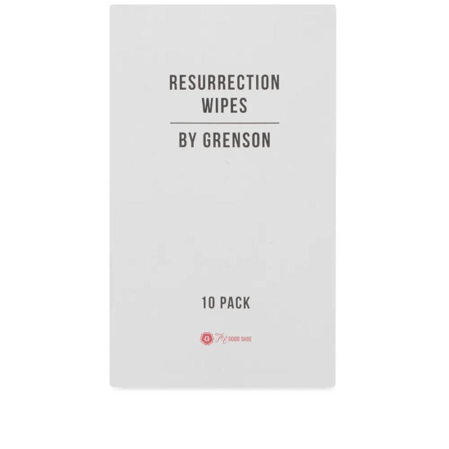 GRENSON グレクソン  リザレクション ワイプ Resurrection Wipes 靴磨き 靴の汚れ落とし クリーナー 10枚入り | GRENSON