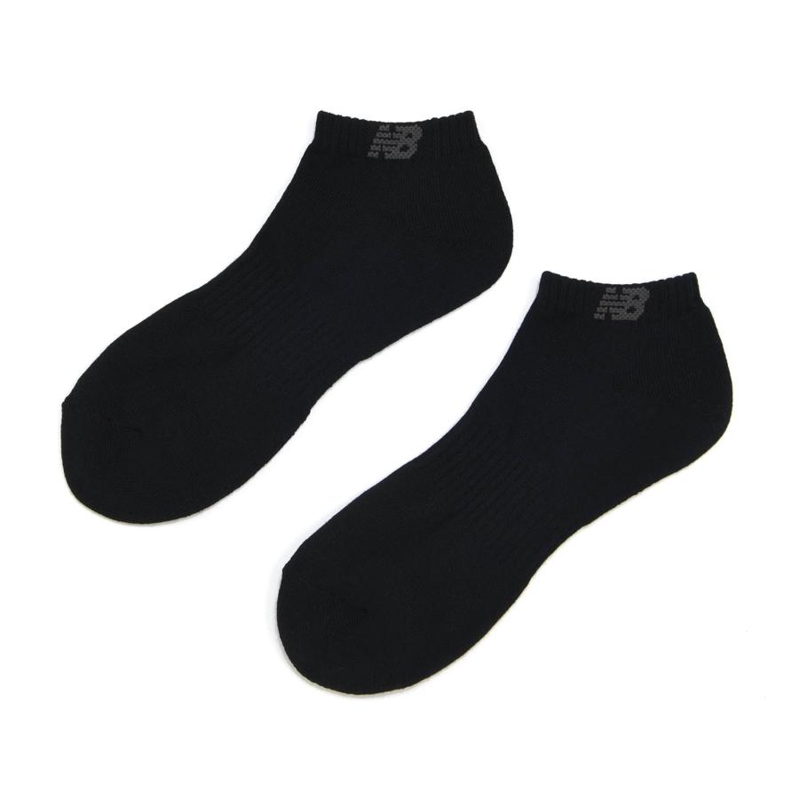 ニューバランス New Balance ショートレングス ソックス 3足組 ブラック 黒 ショートレングス3Pソックス セット | New Balance | 01