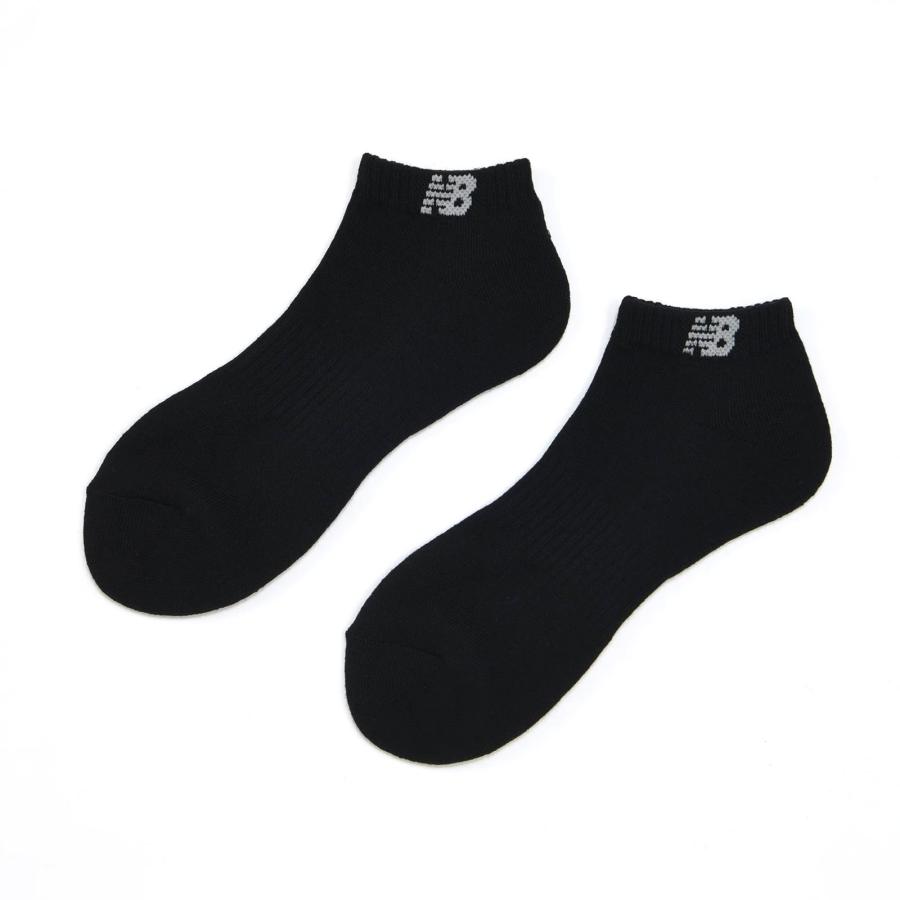 ニューバランス New Balance ショートレングス ソックス 3足組 ブラック 黒 ショートレングス3Pソックス セット | New Balance | 03