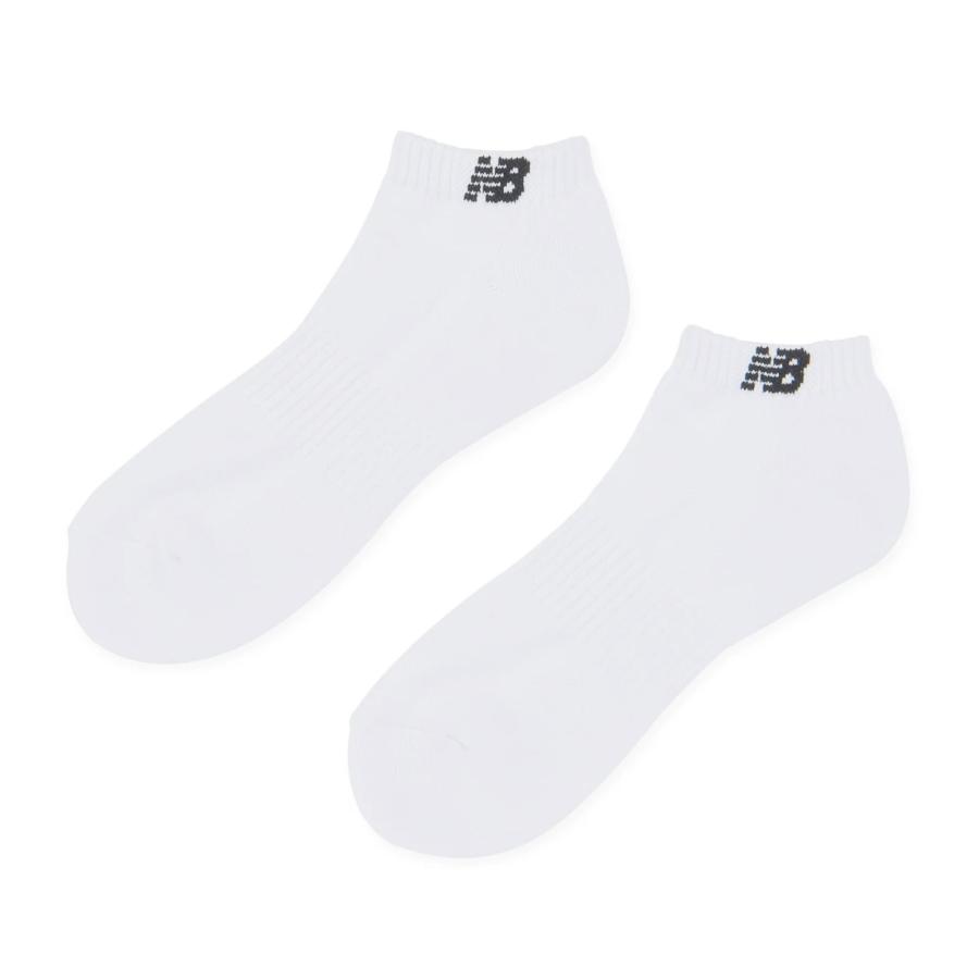 ニューバランス New Balance ショートレングス ソックス 3足組 ホワイト 白 ショートレングス3Pソックス WTカラー | New Balance | 01