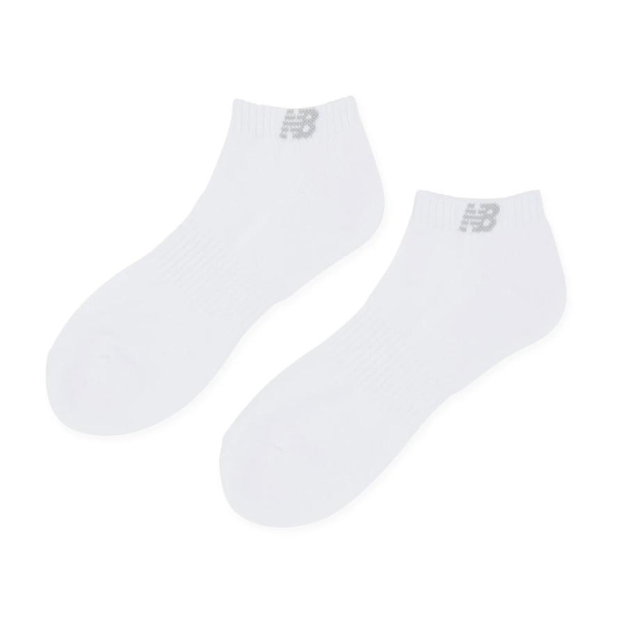 ニューバランス New Balance ショートレングス ソックス 3足組 ホワイト 白 ショートレングス3Pソックス WTカラー | New Balance | 02