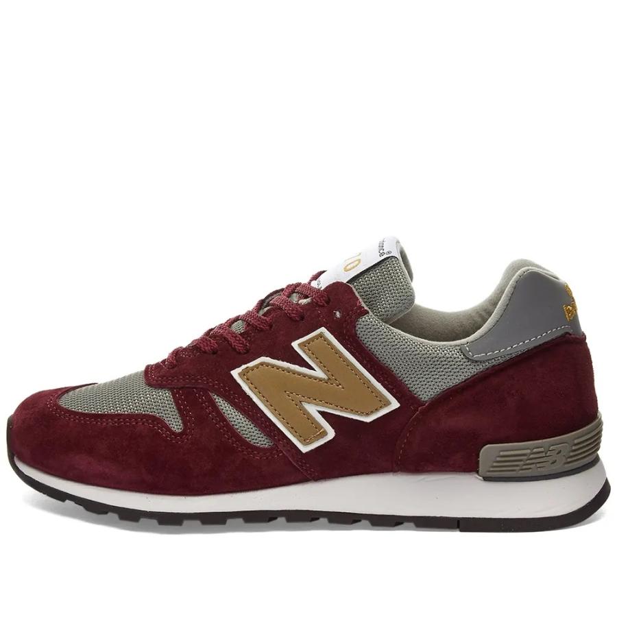 ニューバランス new balance  スニーカー メンズ M670BGW バーガンディー イギリス製 Made In England | New Balance | 01