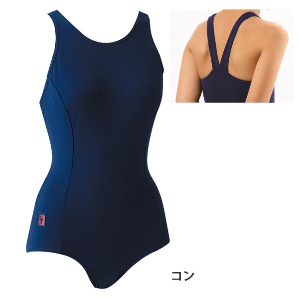 FOOTMARK フットマーク ハイゲージ  ワンピース 女子 スクール 水着 3L 4L 15号 17号 水泳 体育 学校 日本製 大きい 高校 紫外線UPF50+　メール便送料無料 |  | 02