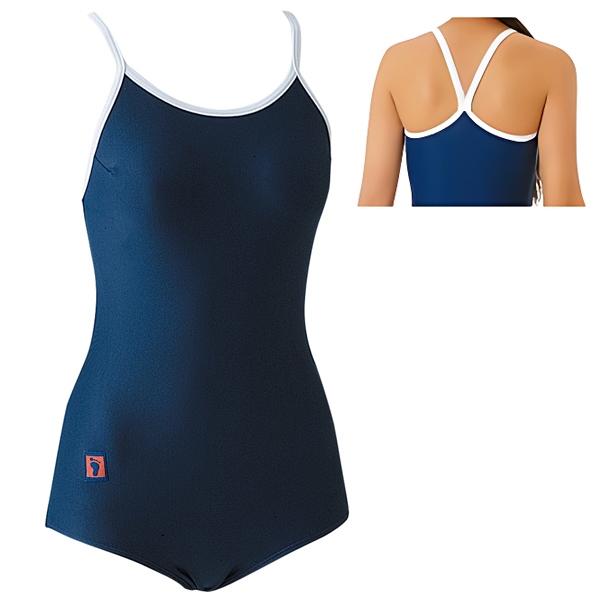 FOOTMARK フットマーク ワンピース 女子 スクール 水着 Vバック S M L LL 7号 9号 11号 13号 水泳 体育 学校 日本製　メール便送料無料 | FOOTMARK | 02