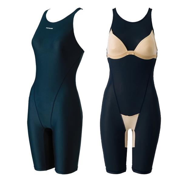 FOOTMARK フットマーク オールインワン ワンピース 女子 スクール 水着 Vバック パッド付 大きいサイズ 3L 4L 15号 17号 水泳 体育 学校 日本製 |  | 02