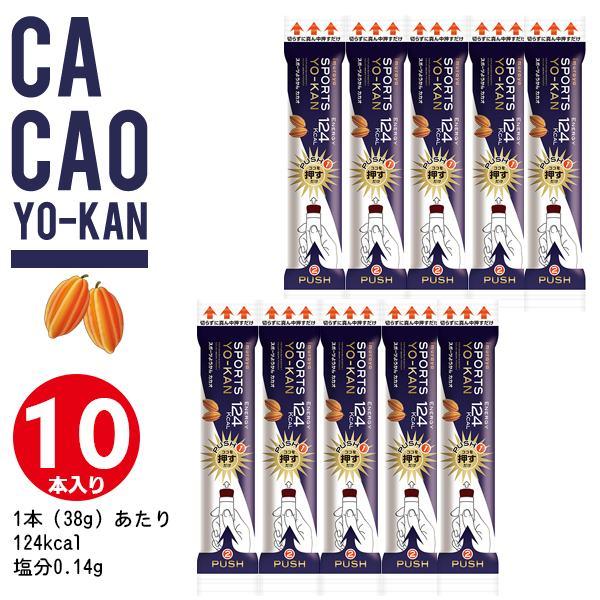 スポーツようかん カカオ 井村屋 10本入り 補給食 マラソン ロードレース トライアスロン 登山 ハイキング　メール便送料無料 |  | 04