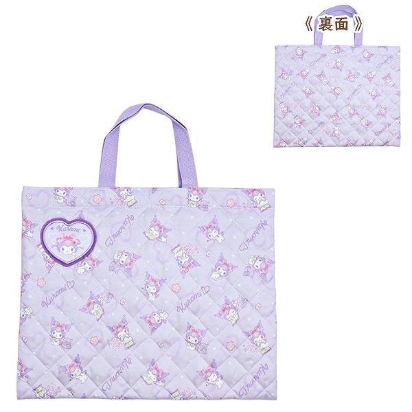 クロミ ちゃん マイメロ サンリオ キルティング レッスン バッグ 入園 入学 新学期 登園 通学 お稽古 かばん 絵本袋 小学生 幼稚園 学童　メール便送料無料 |  | 04