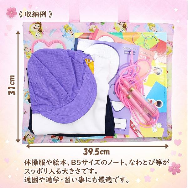 ディズニー プリンセス お姫様 キルティング レッスン バッグ 入園 入学 新学期 登園 通学 お稽古 かばん 絵本袋 小学生 幼稚園 学童　メール便送料無料 |  | 03